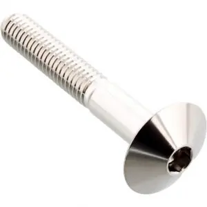 JMP Linsenschraube M6x1.00mm 40mm Edelstahl V4A silber