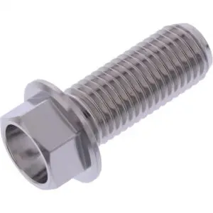 JMP Schraube 6 Kant M10x1.25mm 25mm Edelstahl V4A silber