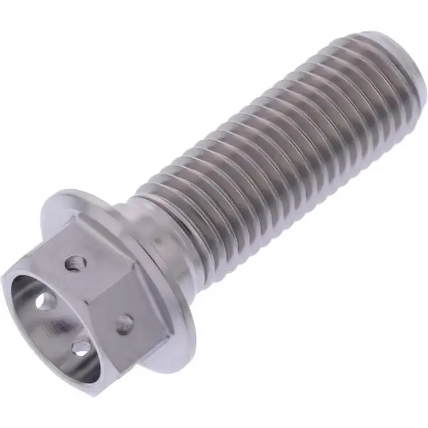 JMP Schraube 6 Kant M10x1.25 30mm Edelstahl V4A Racing silber