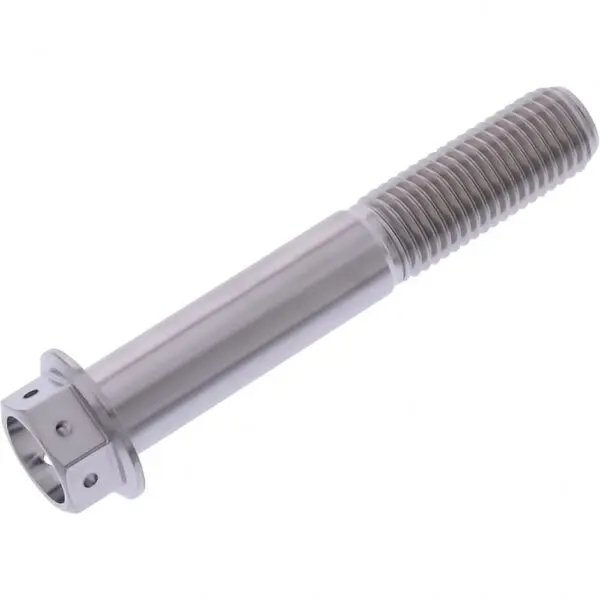 JMP Schraube 6 Kant M10x1.25 60mm Edelstahl V4A Racing silber