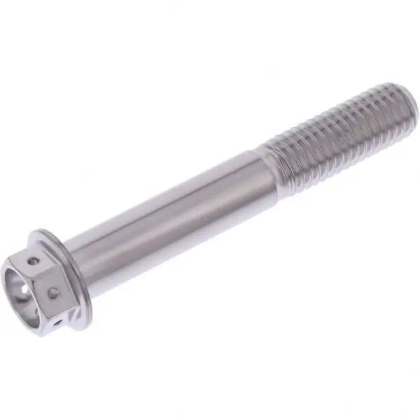 JMP Schraube 6 Kant M10x1.50 65mm Edelstahl V4A Racing silber