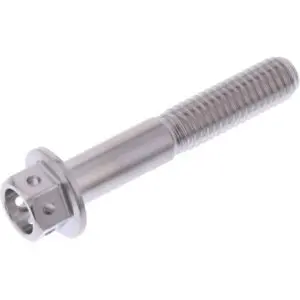JMP Schraube 6 Kant M6x1.00mm 35mm Edelstahl V4A Racing silber
