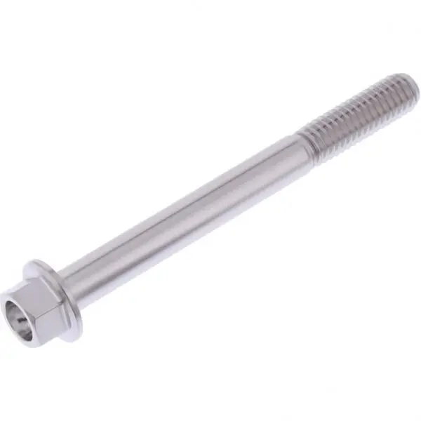 JMP Schraube 6 Kant M6x1.00mm 60mm Edelstahl V4A silber