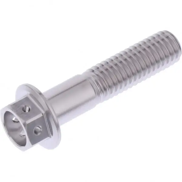 JMP Schraube 6 Kant M8x1.25mm 35mm Edelstahl V4A Racing silber