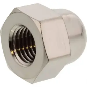 JMP Hutmutter M10x1.25mm Edelstahl V4A silber
