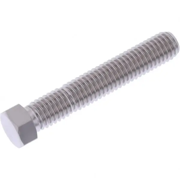 Motorrad Achseinstellschraube M8x1.25mm 45mm Edelstahl V4A silber