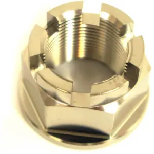 JMP Mutter Achse M24x1.50mm Edelstahl V4A silber