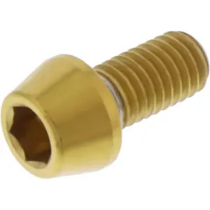 JMP Schraube konisch M5X0.8mm 10mm Edelstahl V4A gold