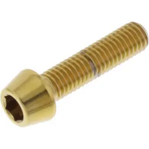 JMP Schraube konisch M5X0.8mm 20mm Edelstahl V4A gold