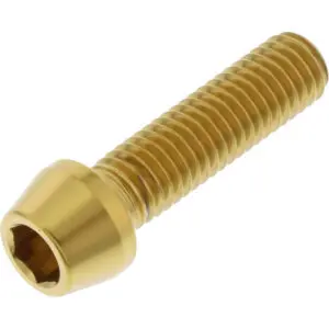 JMP Schraube konisch M8X1.25mm 30mm Edelstahl V4A gold