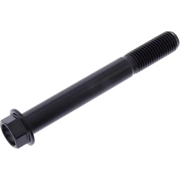 JMP Schraube 6 Kant M10x1.25mm 80mm Edelstahl V4A schwarz