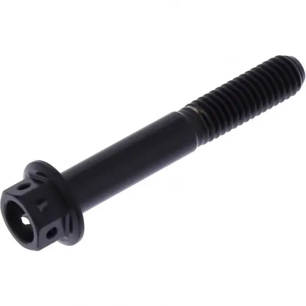 JMP Schraube 6 Kant M6x1.00 40mm Edelstahl V4A Racing schwarz
