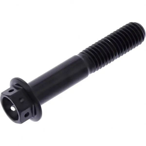 JMP Schraube 6 Kant M8x1.25 45mm Edelstahl V4A Racing schwarz