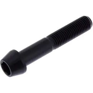 JMP Schraube konisch M10x1.25mm 55mm Edelstahl V4A schwarz