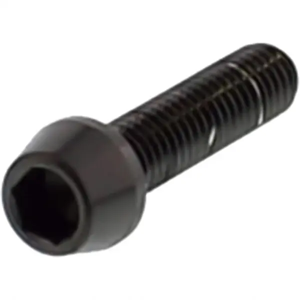 JMP Schraube konisch M6X1.00mm 25mm Edelstahl V4A schwarz