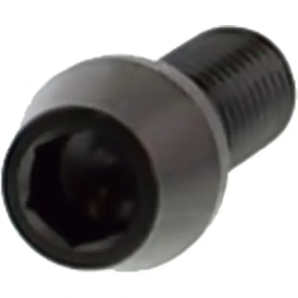 JMP Schraube konisch M8X1.25mm 20mm Edelstahl V4A schwarz