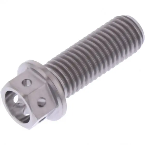 JMP Schraube 6 Kant M7x1.00mm 20mm Titan Racing silber