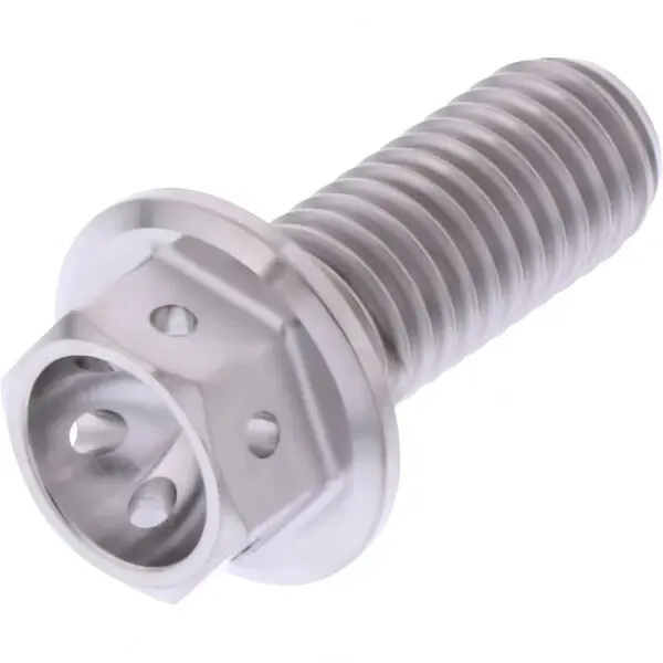 JMP Schraube 6 Kant M8x1.25mm 20mm Titan Racing silber