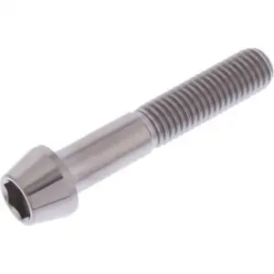 JMP Schraube konisch M10x1.50mm 55mm Titan silber