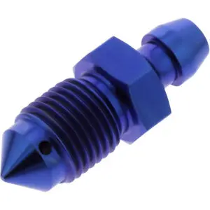 JMP Entlüfterschraube M10x1.00mm Titan blau