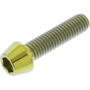 JMP Schraube konisch M5x0.8mm 20mm Titan gold
