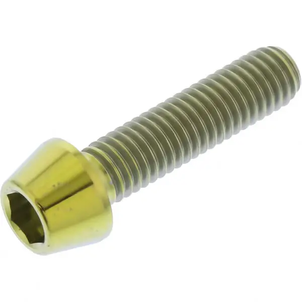 JMP Schraube konisch M5x0.8mm 20mm Titan gold