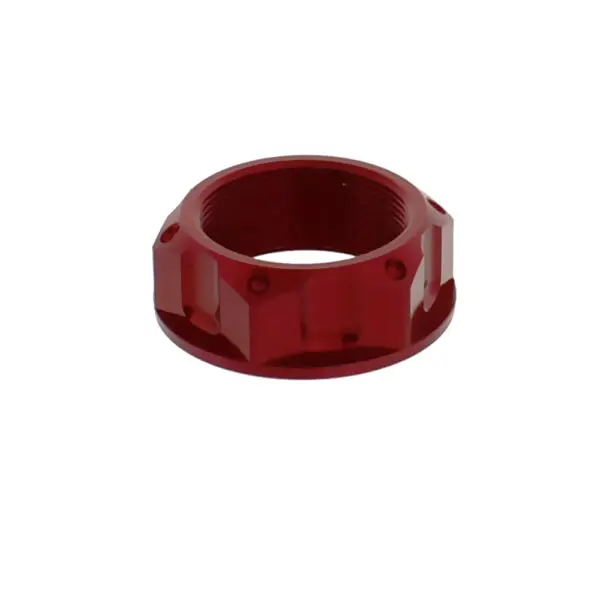 JMP Mutter Lenkkopf M28X1.00mm Alu f. BMW HP4 1000 ABS 0D01 K42 rot 505357361571