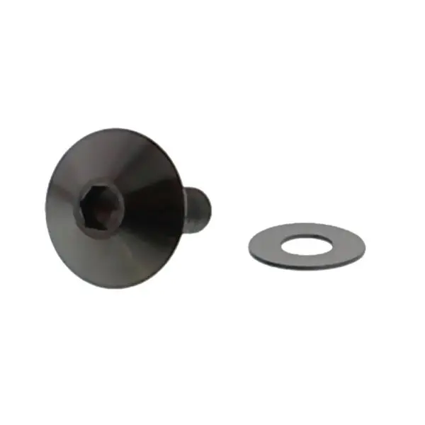JMP Linsenschraube M5X0.8 16mm Edelstahl A4 schwarz 5053573624024