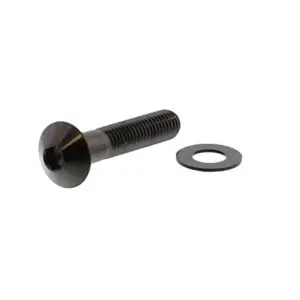 JMP Linsenschraube M8X1.25 40mm Edelstahl A4 schwarz 5053573619099
