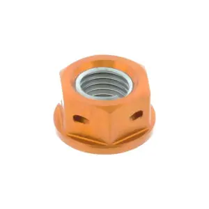 JMP Mutter Kettenrad M10X1.25mm Alu RAC orange