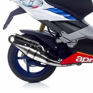 Leovince Schalldämpfer Handmade TT Black Edition 10/10 Stahl Aprilia SR 50 R sz