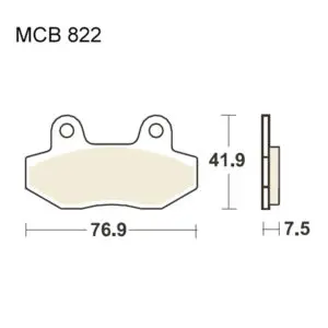 TRW Bremsklotz Sinter SV MCB822SV 3322937877911