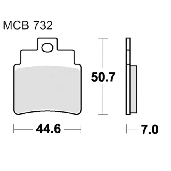 TRW Bremsklotz Sinter SI MCB732SI 3322937411399