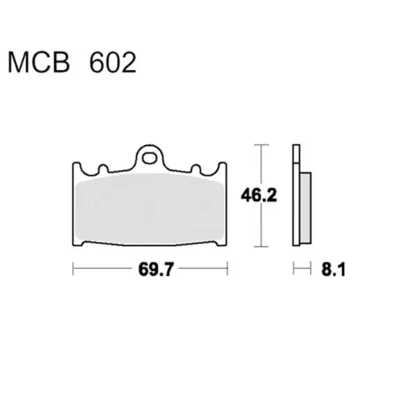 TRW Lucas Bremsklötze CRQ Carbon MCB602CRQ 3322937279258