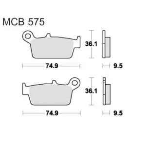 TRW Lucas Bremsklötze Standard MCB575 3322937986019