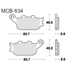 TRW Lucas Bremsklötze Standard MCB634 3322937986125