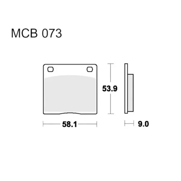 TRW Lucas Bremsklötze Standard MCB73 3322937986453