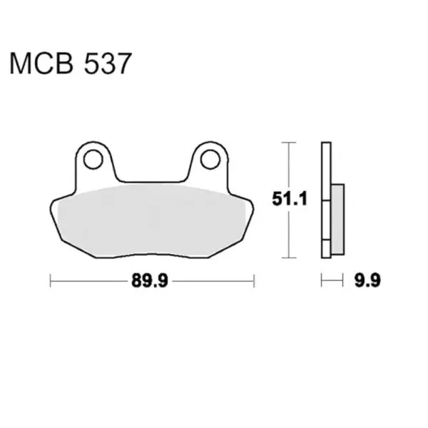 TRW Lucas Bremsklötze Standard passend zu Honda CB 650 SC MCB537 3322937089901