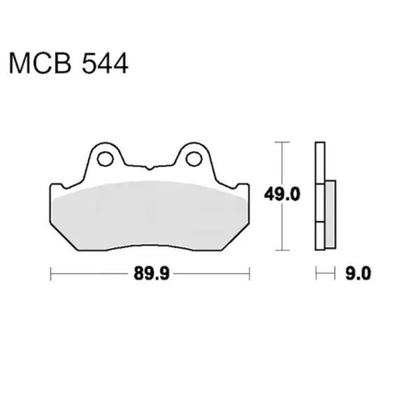 TRW Lucas Bremsklötze Standard passend zu Honda CB 400 N MCB544 3322937090143