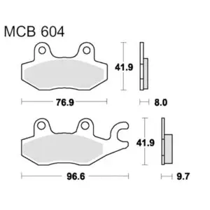 TRW Lucas Bremsklötze Standard MCB604 3322937986057