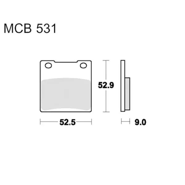 TRW Lucas Bremsklötze Standard MCB531 3322937089710