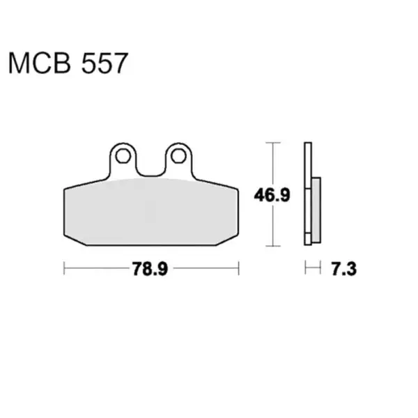 TRW Lucas Bremsklötze Standard Standard MCB557 3322937090457