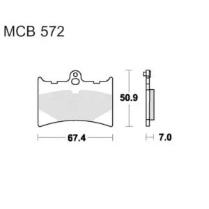 TRW Lucas Bremsklötze Standard f. Aprilia AF1 125 uvm. MCB572 3322937090846