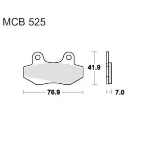 TRW Lucas Bremsklötze SCO MCB525EC 3322938145200