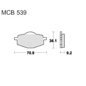 TRW Lucas Bremsklötze SCO MCB539EC 3322938145217