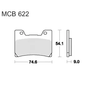 TRW Lucas Bremsklötze Standard f. Yamaha FJ 1200 A uvm. MCB622 3322937091782
