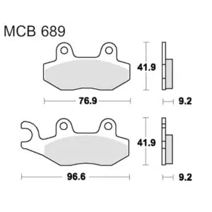 TRW Lucas Bremsklötze SCO MCB689EC 3322937992232