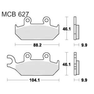 TRW Lucas Bremsklötze Standard f. Yamaha XT 600 EH uvm. MCB627 3322937091898