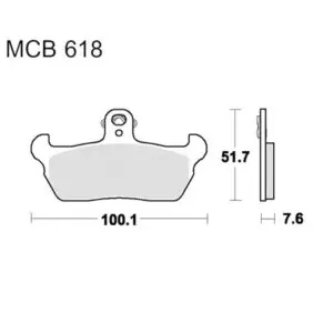 TRW Lucas Bremsklötze Standard f. Aprilia RX 125 uvm. MCB618 3322937091720