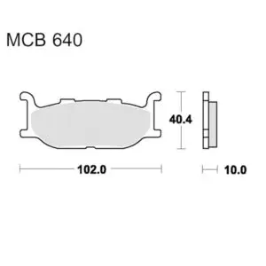 TRW Lucas Bremsklötze Sintermetall Vorn MCB640SV 3322937202362